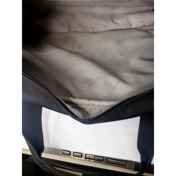 Jaguar Laptop Bag Briefcase Black Nylon Organizer Padded Compartment Zip Handles - Picture 8 of 11